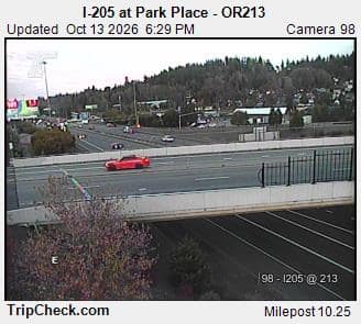 I-205 at Park Place - OR213