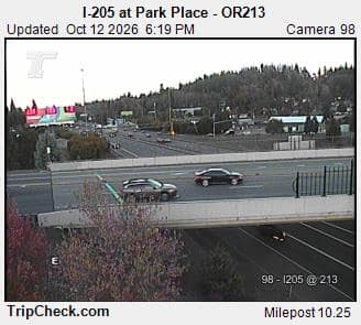 I-205 at Park Place - OR213