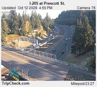 I-205 at Prescott St.