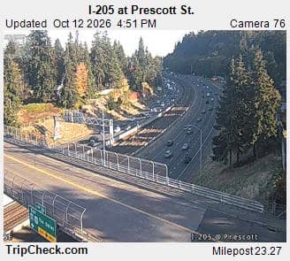 I-205 at Prescott St.