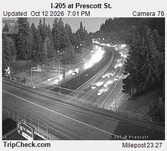 I-205 at Prescott St.