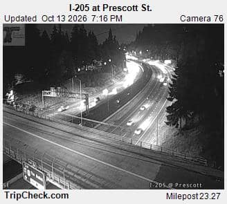 I-205 at Prescott St.