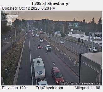 I-205 at Strawberry