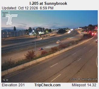 I-205 at Sunnybrook