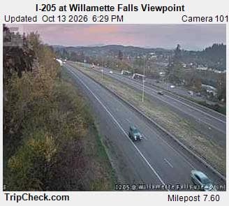 I-205 at Willamette Falls Viewpoint