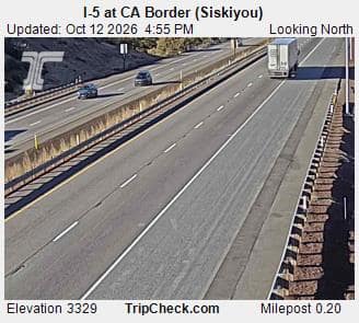 I-5 at CA Border (Siskiyou)