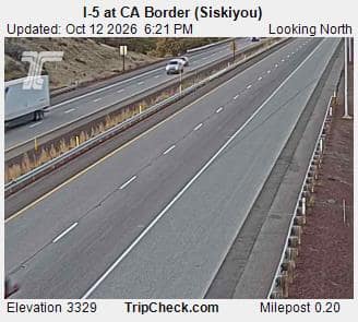I-5 at CA Border (Siskiyou)