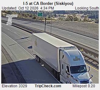 I-5 at CA Border (Siskiyou)