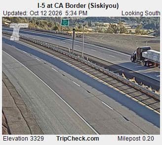 I-5 at CA Border (Siskiyou)