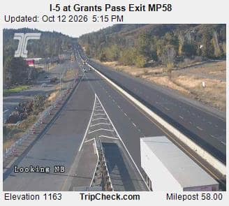 I-5 at Grants Pass Exit MP58