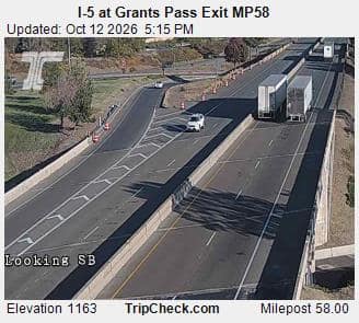 I-5 at Grants Pass Exit MP58