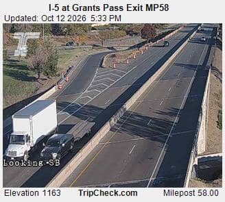 I-5 at Grants Pass Exit MP58