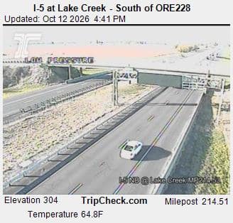 I-5 at Lake Creek - South of ORE228