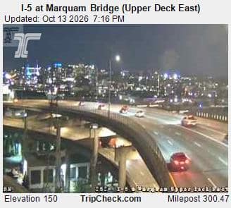 I-5 at Marquam Bridge (Upper Deck East)