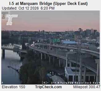 I-5 at Marquam Bridge (Upper Deck East)