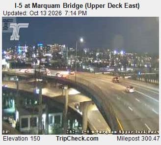 I-5 at Marquam Bridge (Upper Deck East)