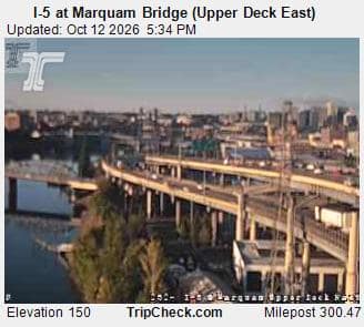 I-5 at Marquam Bridge (Upper Deck East)