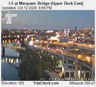 I-5 at Marquam Bridge (Upper Deck East)
