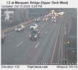 I-5 at Marquam Bridge (Upper Deck West)