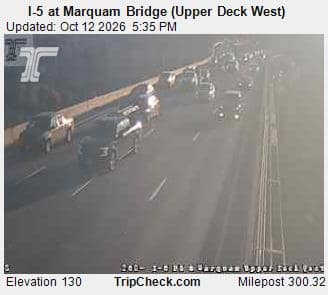 I-5 at Marquam Bridge (Upper Deck West)