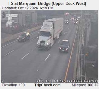 I-5 at Marquam Bridge (Upper Deck West)