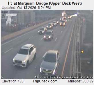 I-5 at Marquam Bridge (Upper Deck West)