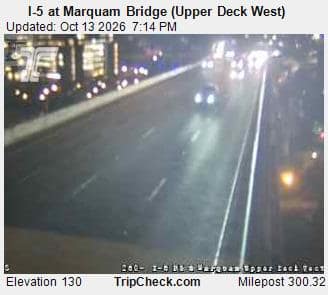 I-5 at Marquam Bridge (Upper Deck West)