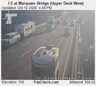 I-5 at Marquam Bridge (Upper Deck West)