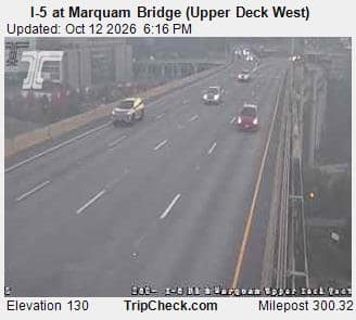 I-5 at Marquam Bridge (Upper Deck West)