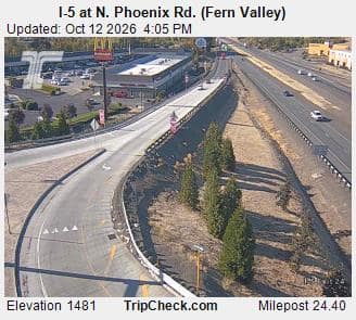 I-5 at N. Phoenix Rd. (Fern Valley)