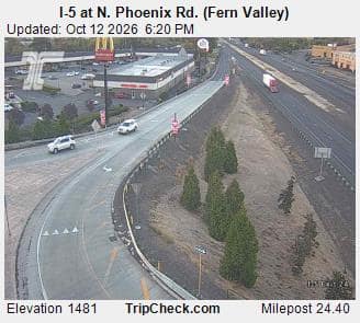 I-5 at N. Phoenix Rd. (Fern Valley)