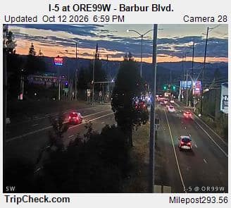 I-5 at ORE 99W-Barbur Blvd.