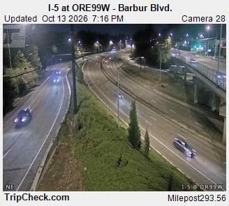 I-5 at ORE 99W-Barbur Blvd.