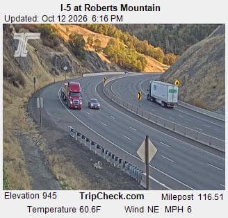 I-5 at Roberts Mountain