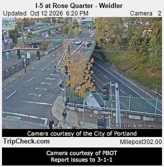I-5 at Rose Quarter - Weidler