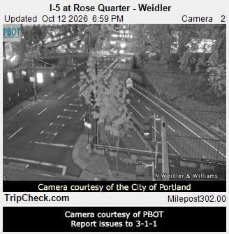 I-5 at Rose Quarter - Weidler