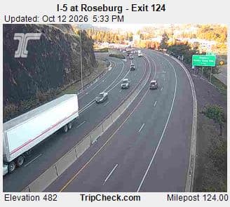 I-5 at Roseburg - Exit 124
