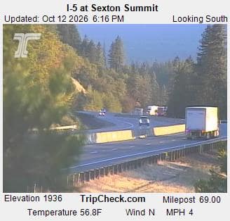 I-5 at Sexton Summit