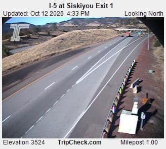 I-5 at Siskiyou Exit 1