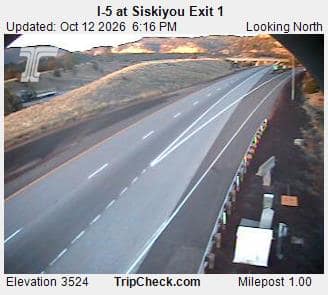 I-5 at Siskiyou Exit 1