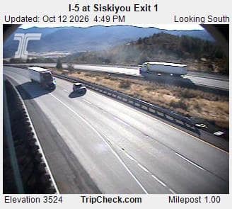 I-5 at Siskiyou Exit 1