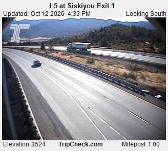 I-5 at Siskiyou Exit 1