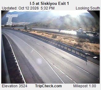 I-5 at Siskiyou Exit 1