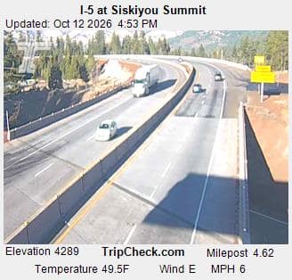 I-5 at Siskiyou Summit