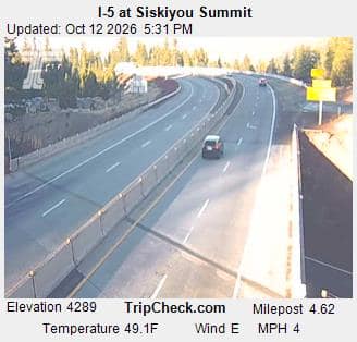 I-5 at Siskiyou Summit