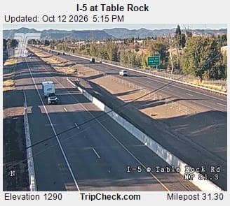 I-5 at Table Rock