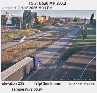 I-5 at US20 MP 233.2