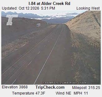 I-84 at Alder Creek Rd