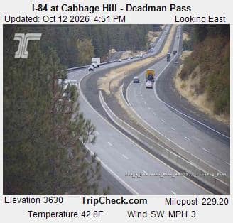 I-84 at Cabbage Hill - Deadman Pass