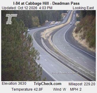 I-84 at Cabbage Hill - Deadman Pass